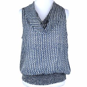 Ann Taylor Cowl-Neck Sleeveless Blouse
